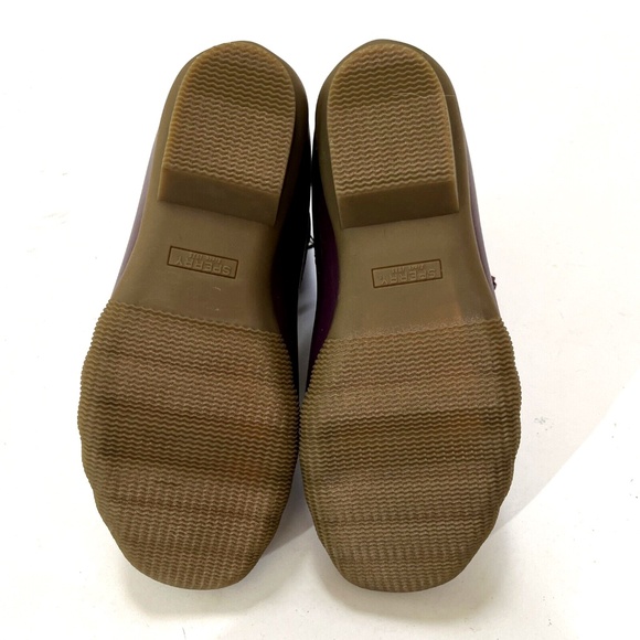 Sperry Saltwater Quilted Nylon Duck Boots Purple Waterproof Snow Winter SZ 9 NWO - Picture 8 of 9